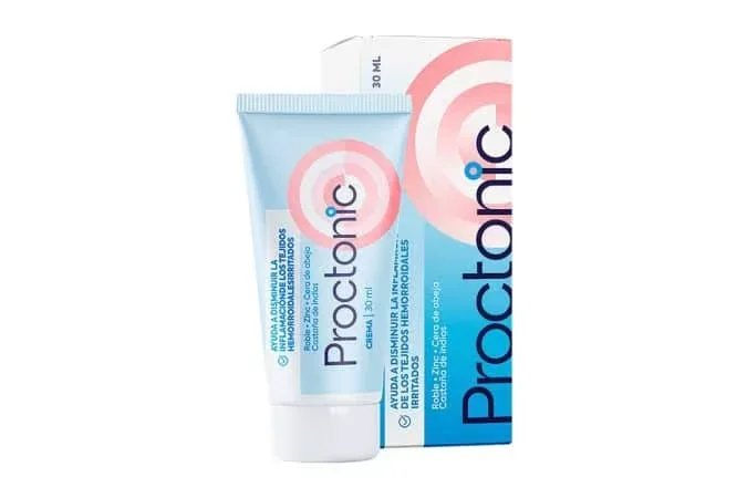 Proctonic crema para hemorroides alivio rapido del dolor anal y picor