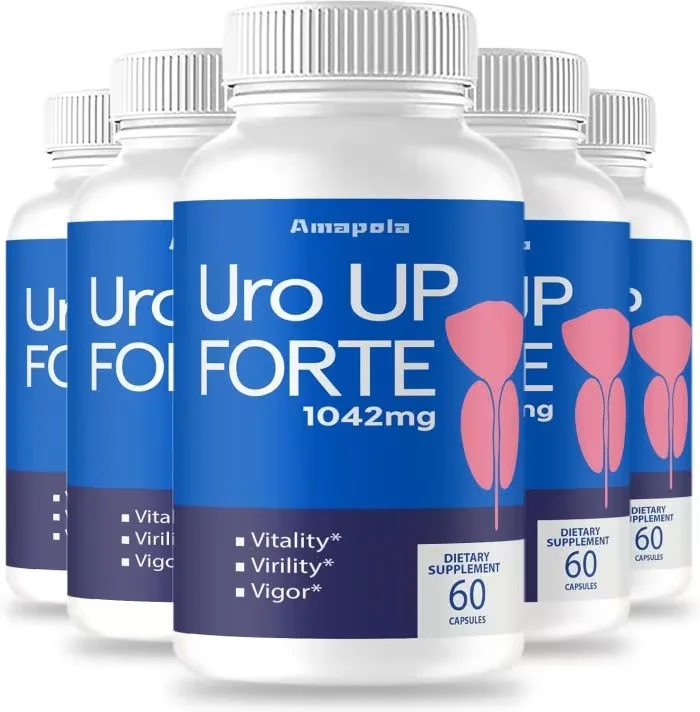 Uro UP Forte Suplemento masculino para vitalidad, vigor y virilidad (60 cápsulas)